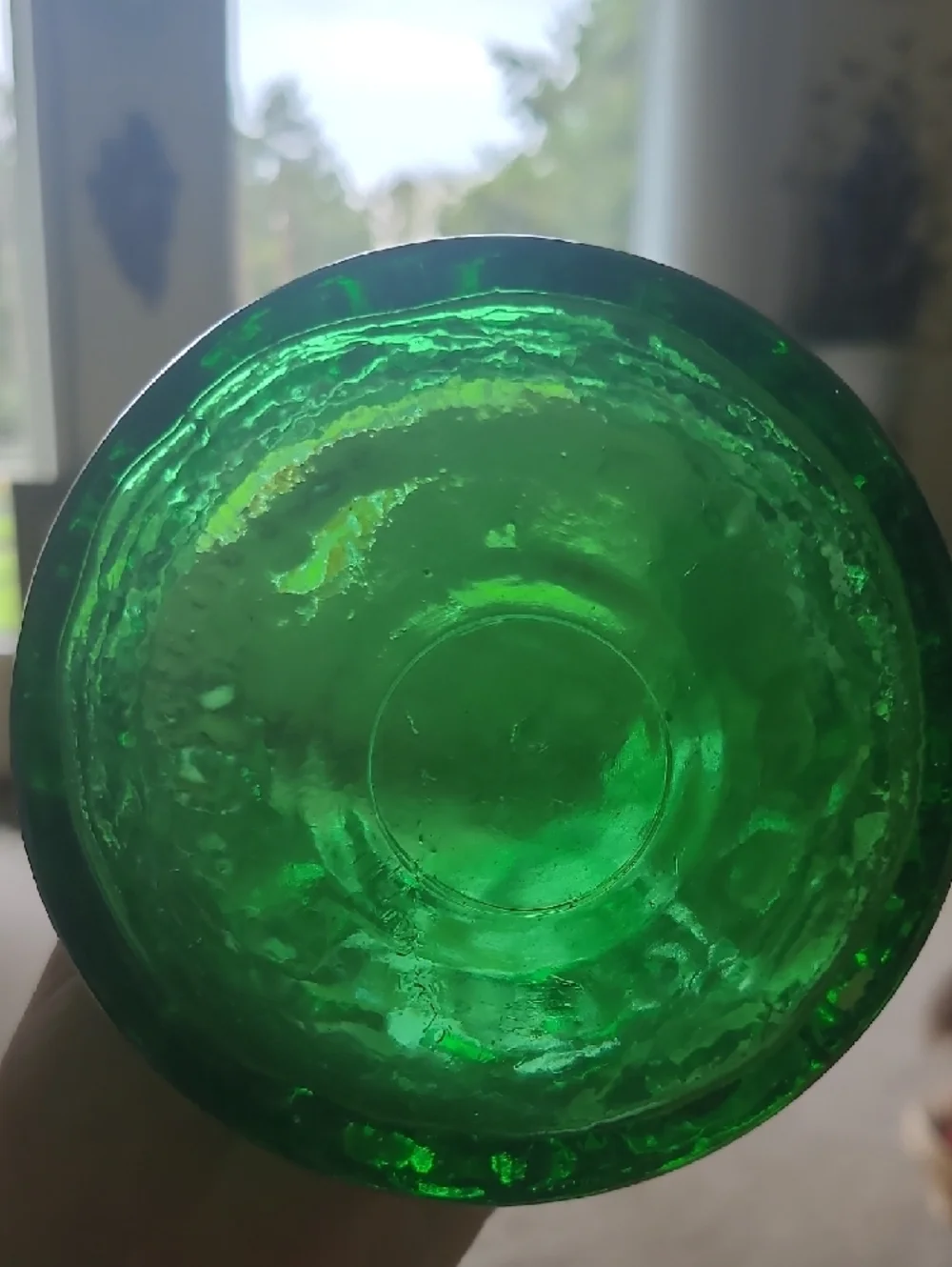 Glass Vase - 1 EO BRODY Carnival Glass
